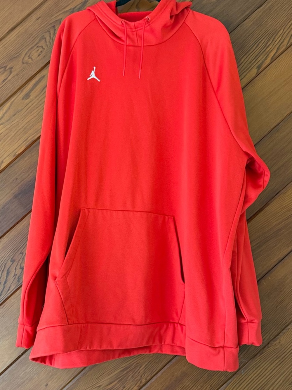 Jordan Jumpman Pullover Hoodie Men's 4XL Gym Red Fleece Lined Polyester